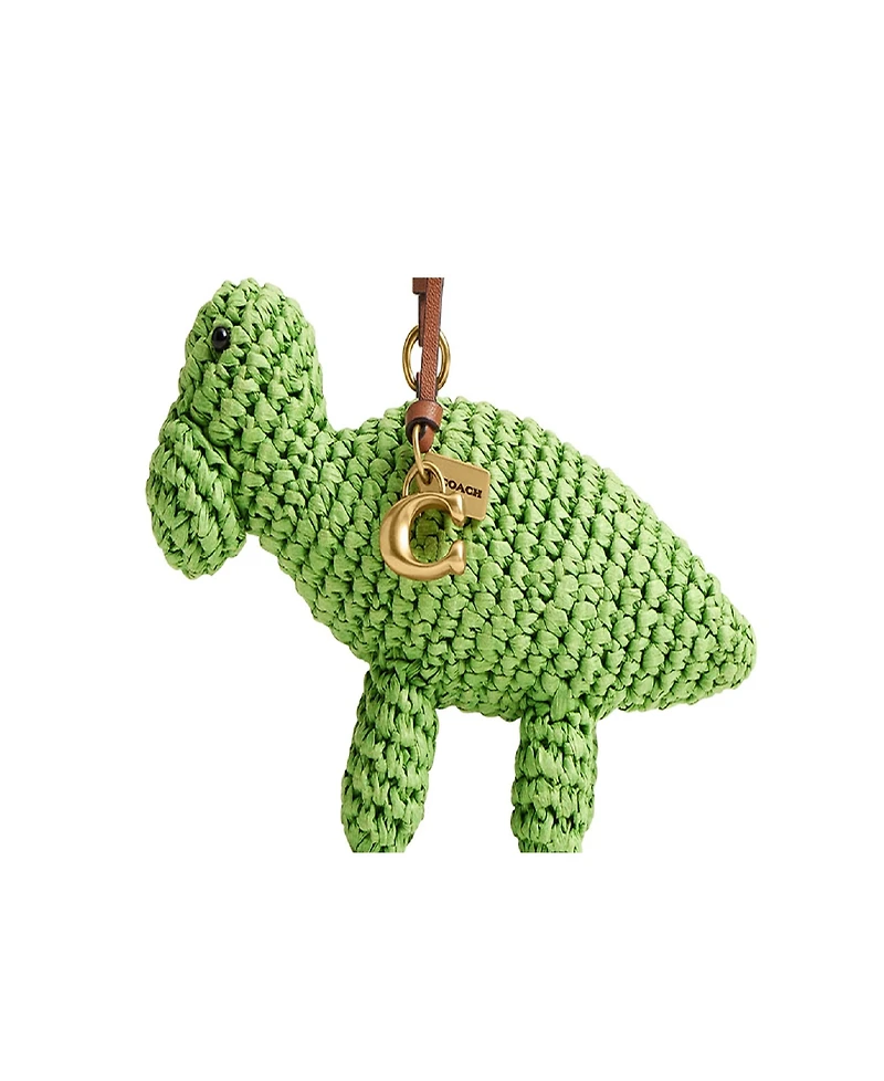 Coach Straw Dino Bag Charm