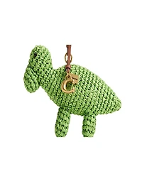 Coach Straw Dino Bag Charm