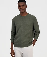 Alfani Men's Basket Weave Long-Sleeve Sweater, Macy's Exclusive