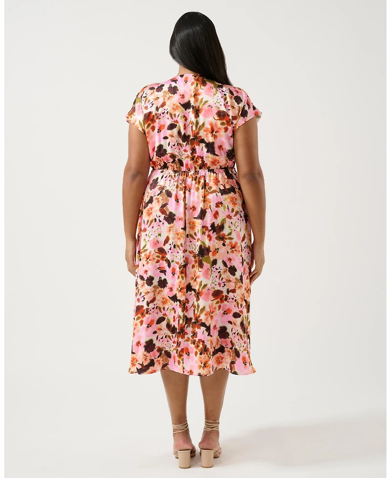 Estelle Atreides Floral Midi Dress