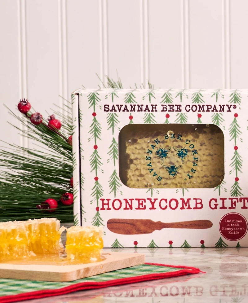 Savannah Bee Company Holiday Honeycomb Gift Set, 5.6 oz.