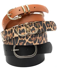 Vince Camuto Three-For-One Wide Belt Set
