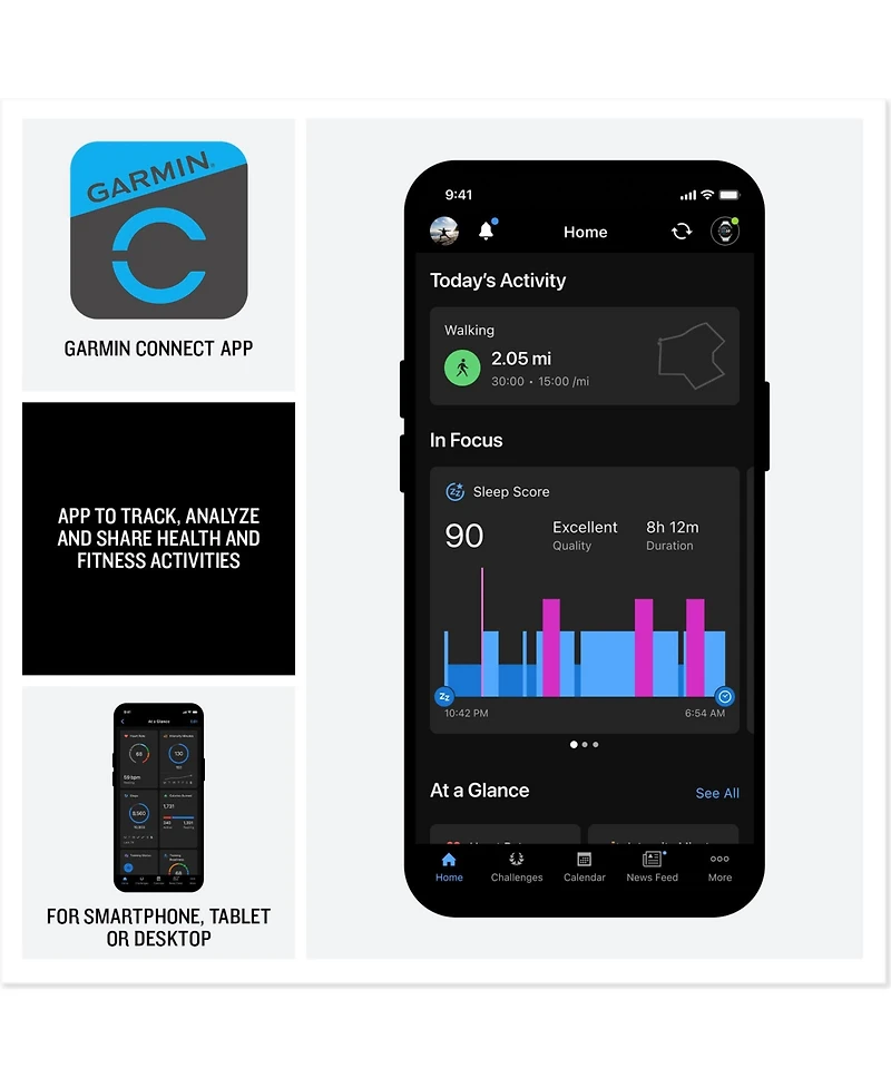 Garmin Forerunner 70 43mm Smartwatch