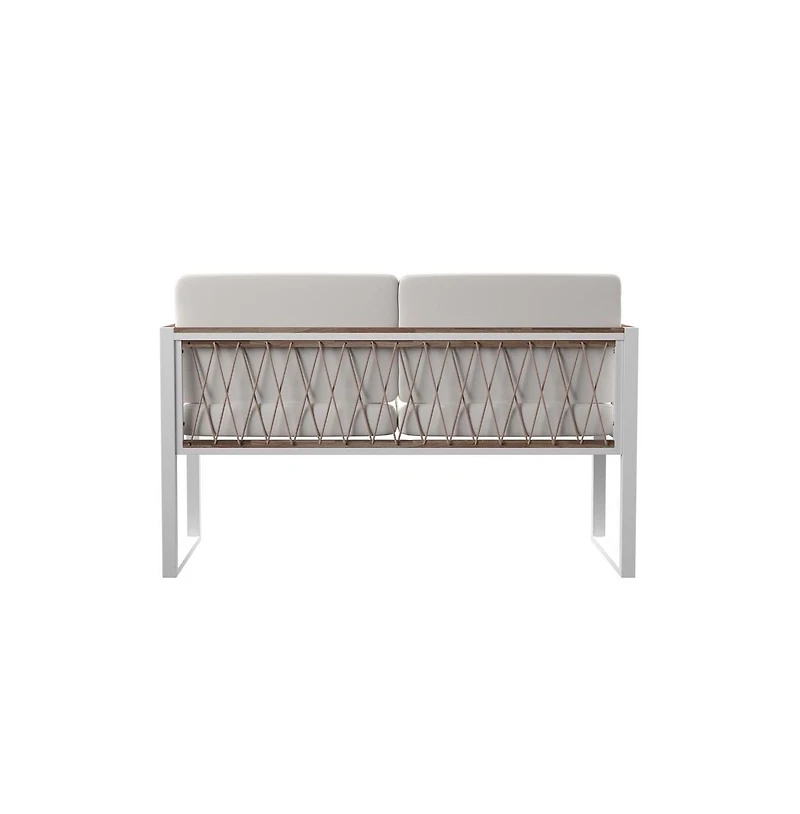 Augusta Home Wallmond Cushioned Outdoor Loveseat/Settee
