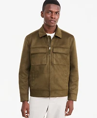 Alfani Men's Two Pocket Faux Suede Jacket, Macy's Exclusive