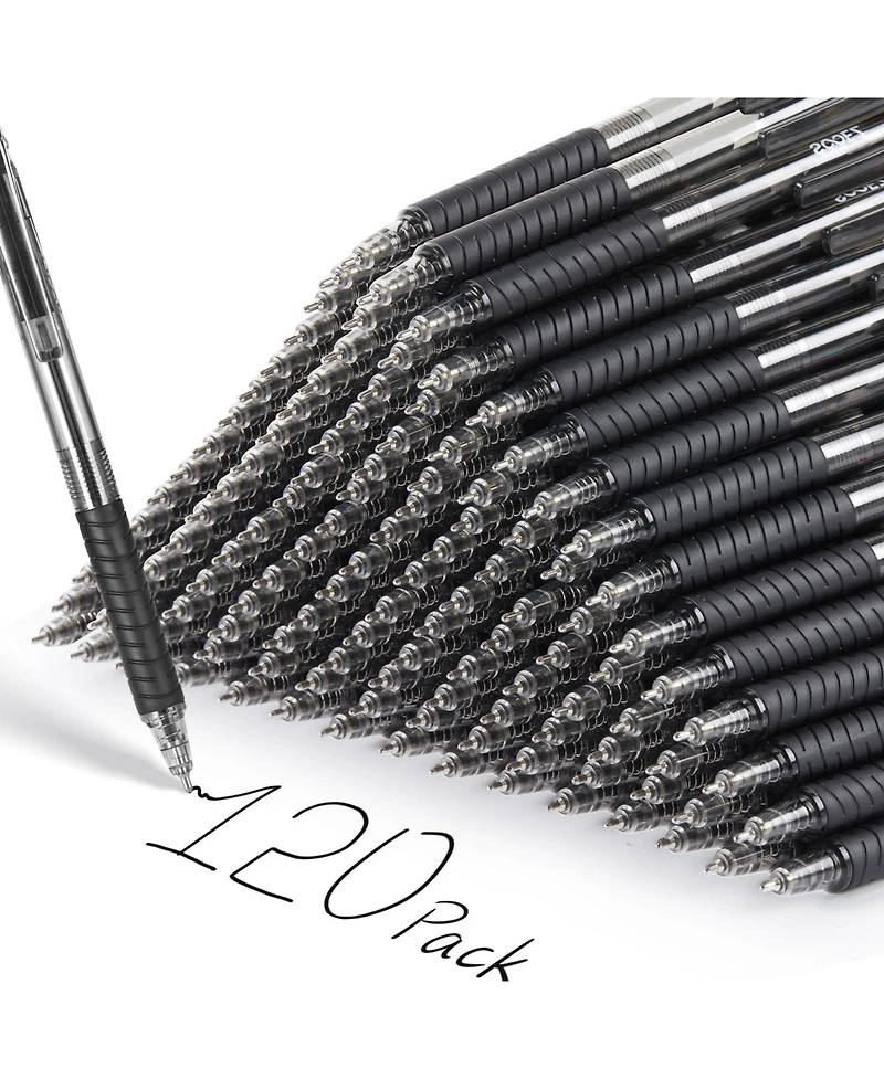 Gnuadz Ballpoint Pens Bulk Soft Grip Retractable Ink