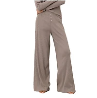 Pact Women's Dream Rib Wide Leg Lounge Pant