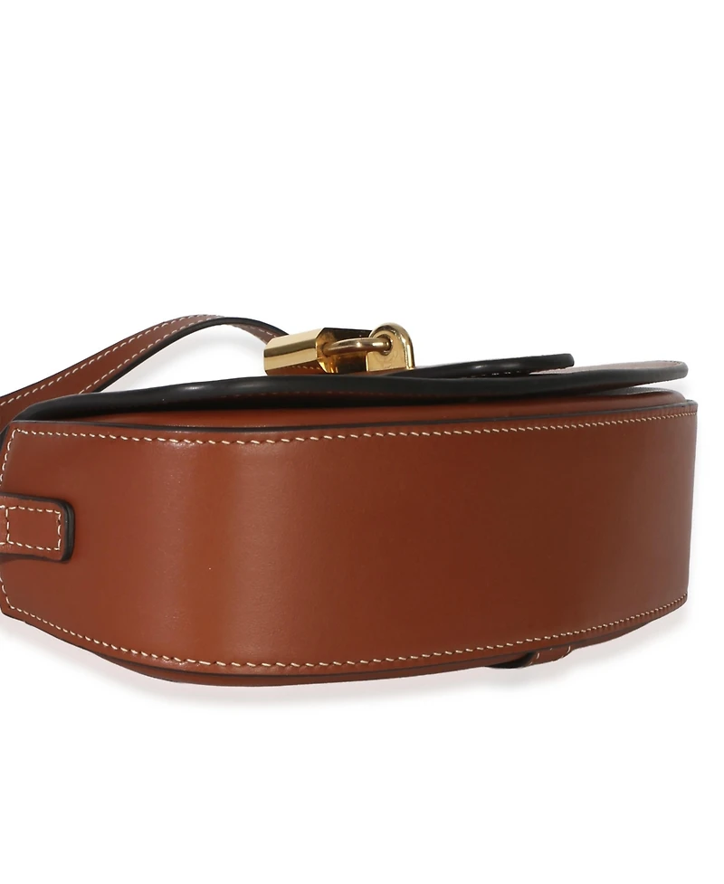 Pre-Owned Celine Brown Smooth Calfskin Tabou Clutch On Strap