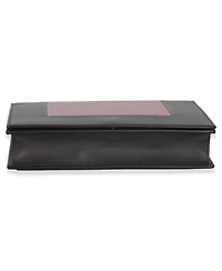 Pre-Owned Celine Grey Pink Smooth Calfskin Frame Evening Clutch On Chain