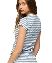 Edikted Women's Aubrie Striped T Shirt