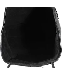 Pre-Owned Saint Laurent Black Grained Leather Passamaneria Patti Tote