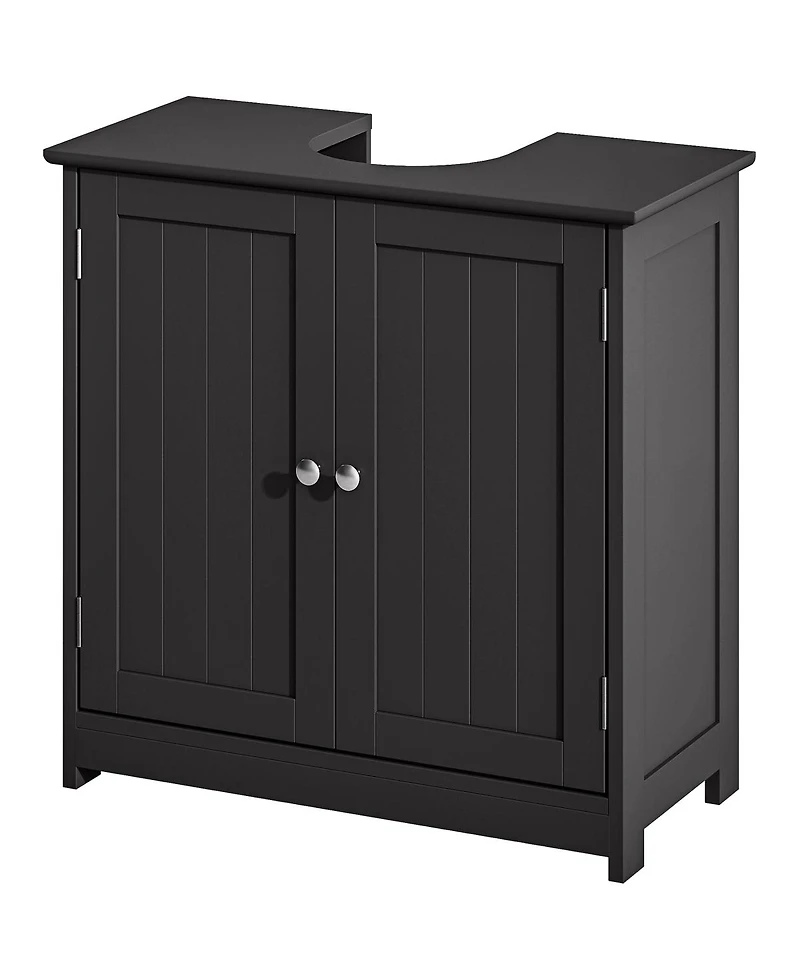Sillysis 23.5 Inch Under Sink Bathroom Storage Cabinet with Adjustable Shelf, Space Saving Vanity for Small Bathrooms