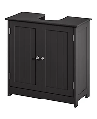 Sillysis 23.5 Inch Under Sink Bathroom Storage Cabinet with Adjustable Shelf, Space Saving Vanity for Small Bathrooms
