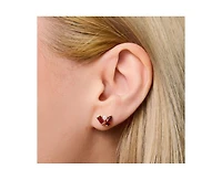 Little Sky Stone Seraphina Garnet Stud Earrings