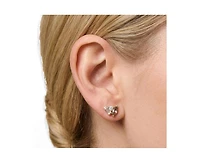 Little Sky Stone Seraphina Moissanite Grey Spinel Stud Earrings