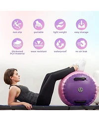 Xo Inflatable Gymnastics Air Roller, Durable Waterproof Tumbling Barrel for Backbend Training Yoga Martial Arts