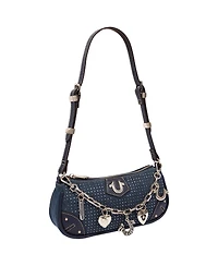 True Religion Women's Sparkle Denim Shoulder Bag