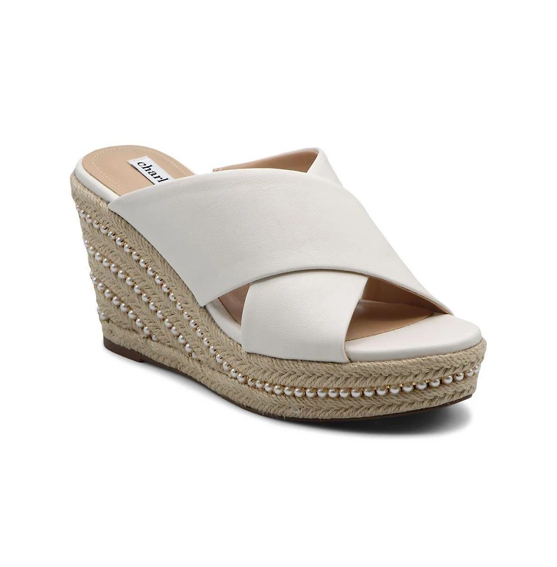 Charles David Womens Cate-1 Platform Wedge Sandal