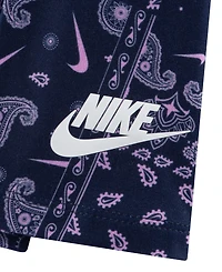 Nike Girls' 4-6X Retro Remix Top and Shorts, 2-Piece Set