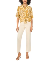 Sam & Jess Women's Collared Short-Sleeve Top