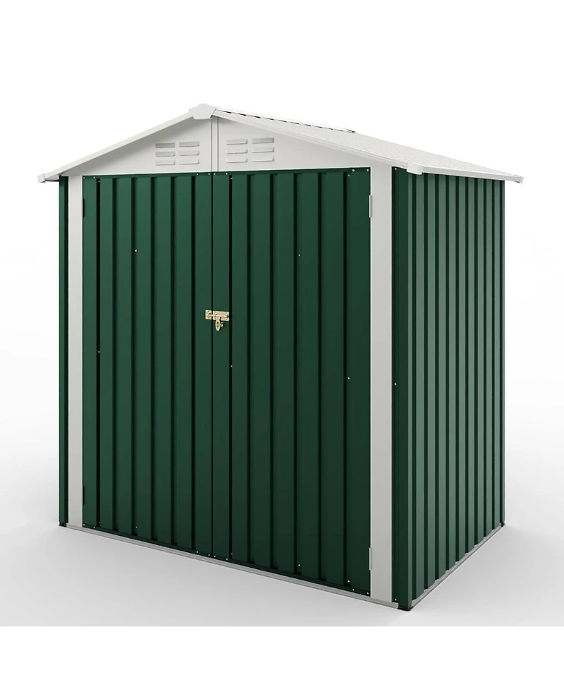 gaomon 6x4Feet Storage Shed Metal Tool Garden Shed for Garden, Backyard