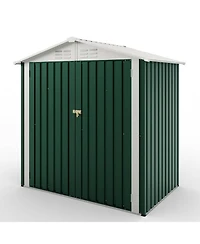gaomon 6x4Feet Storage Shed Metal Tool Garden Shed for Garden, Backyard