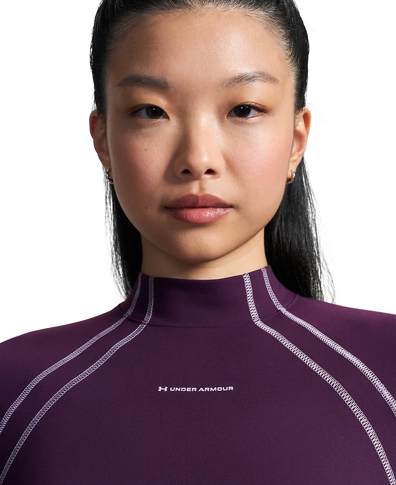 Under Armour Women's Motion Long-Sleeve Mock Neck Top