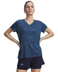 Under Armour Women's Twist Tech V-Neck Short-Sleeve Top