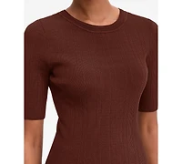 I.n.c. International Concepts Women's Rib-Knit Crewneck Sweater, Macy's Exclusive