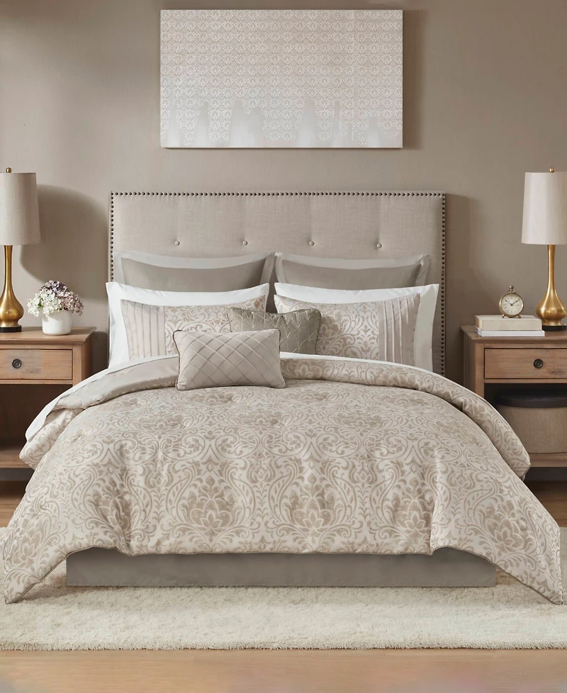 Madison Park Emilia Jacquard 12-Pc. Comforter Set