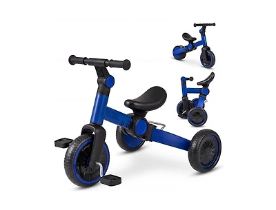 Slickblue Toddler 5-in-1 Balance Bike with Adjustable Seat and Removable Pedals