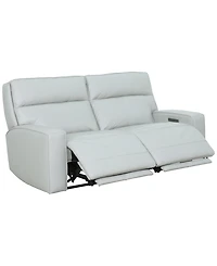 Zackary 2-Piece Leather Sofa with 2 Power Motion, Macy's Exclusive