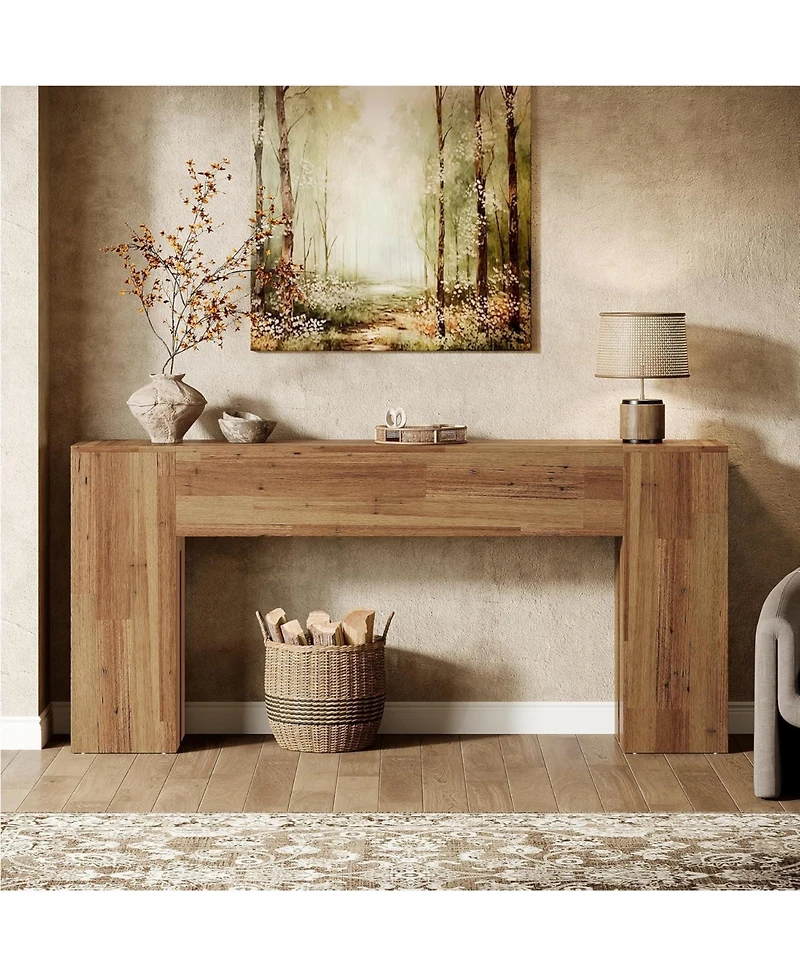 Tribesigns 71-Inch Long Console Table for Entryway, Farmhouse Sofa Console Behind Couch, Entry Table