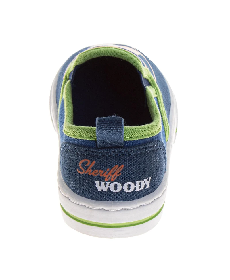 Disney Toy Story Slip On Canvas Sneakers Boys' Toy Story Design Canvas Casual Wear Comfort Fit (Toddler Sizes 5-10/ Little Kids 11-12)