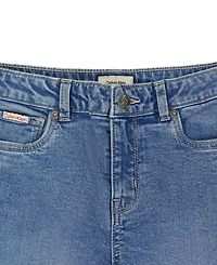 Calvin Klein Girls' 7-16 2-Tone Flared Denim Jeans