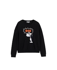 Chinti & Parker Women's Wool-Cashmere Snoopy Boo Sweater