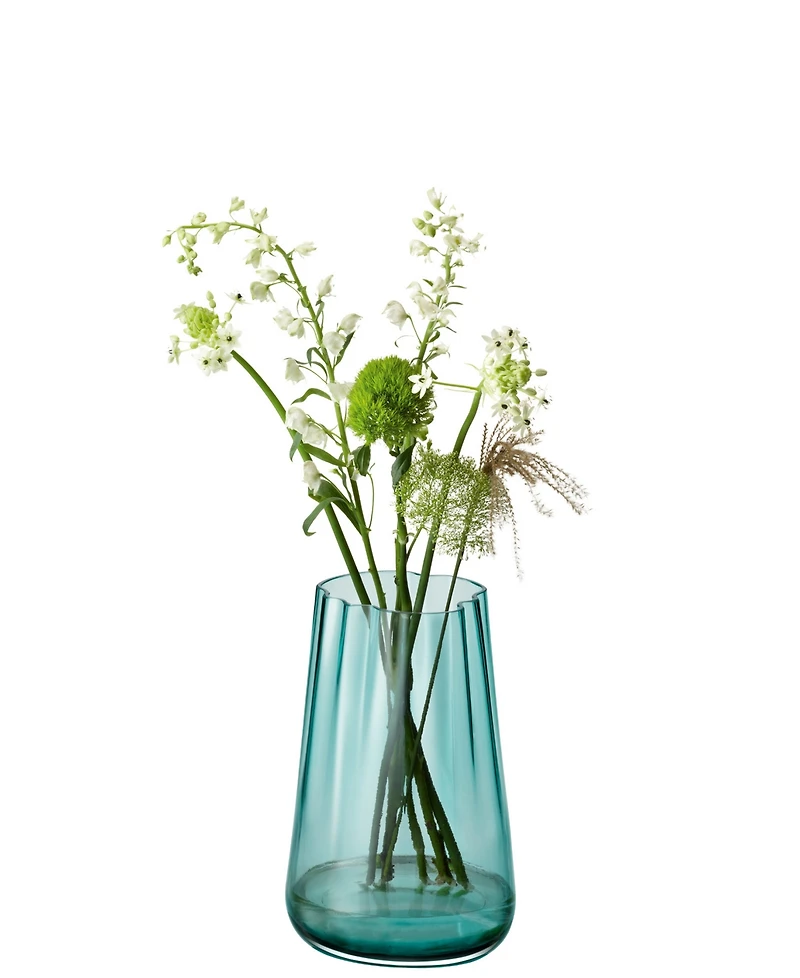 Lsa Lagoon 13.75" Glass Vase