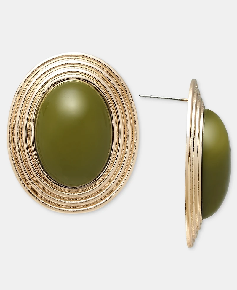 I.n.c. International Concepts Cushioned Stone Bold Stud Earrings, Macy's Exclusive