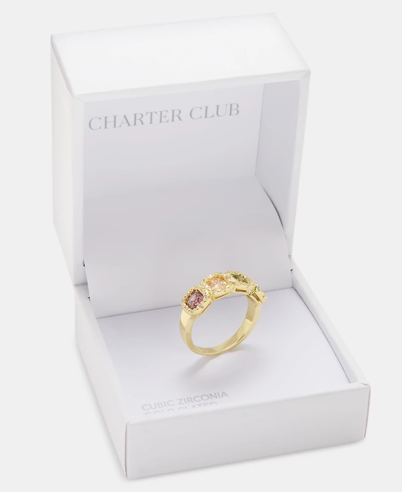Charter Club Multi-Stone Cushion Ring, Macy's Exclusive