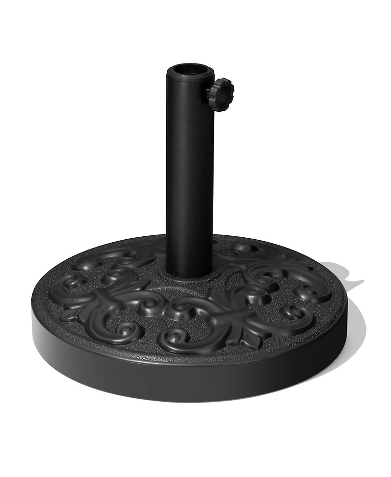 Pellebant 30 lbs Heavy Duty Patio Market Round Concrete Umbrella Base