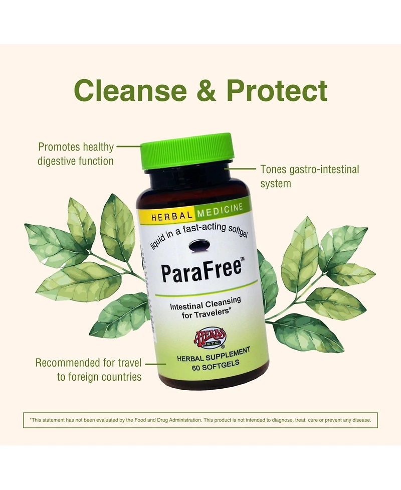 Trace Minerals ParaFree Softgels 60 ct Herbs Etc