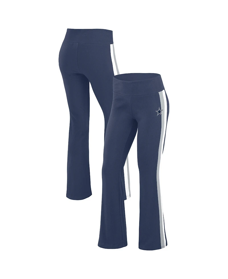 Wear by Erin Andrews Women's Navy Dallas Cowboys Tri-Blend Yoga Pants