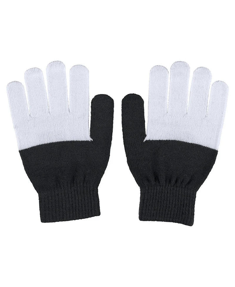 Wear by Erin Andrews Women's Las Vegas Raiders Color-Block Gloves