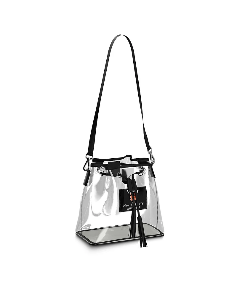 Wear by Erin Andrews New York Mets Clear Stadium Bucket Purse