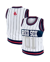 Wear by Erin Andrews Women's Wear White Boston Red Sox Sporty Tank Top