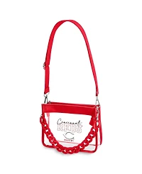 Wear by Erin Andrews Cincinnati Reds Plastic Chain Mini Crossbody Bag