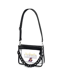 Wear by Erin Andrews Los Angeles Lakers Plastic Chain Mini Crossbody Bag
