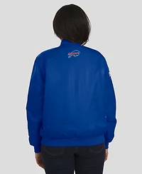 Wear by Erin Andrews Women's Royal Buffalo Bills Patch Full-Zip Bomber Jacket