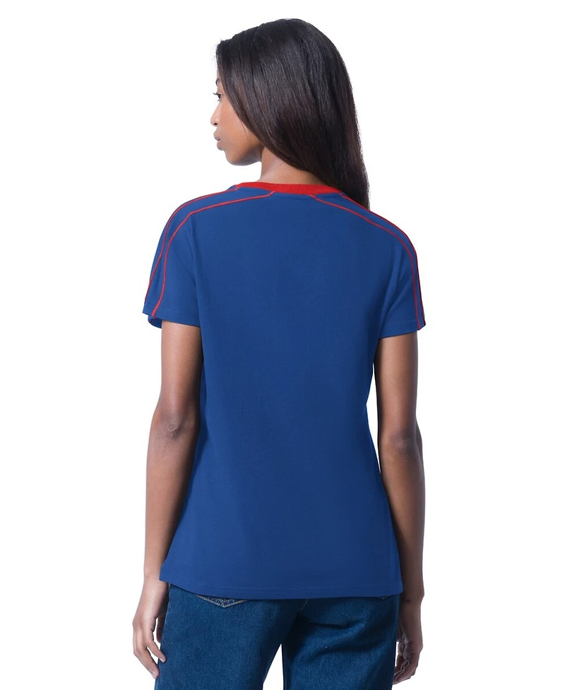 G-iii 4Her by Carl Banks Women's Blue Kyle Larson Coaching T-Shirt