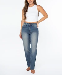Celebrity Pink Women's Ultra High-Rise Studded Jeans
